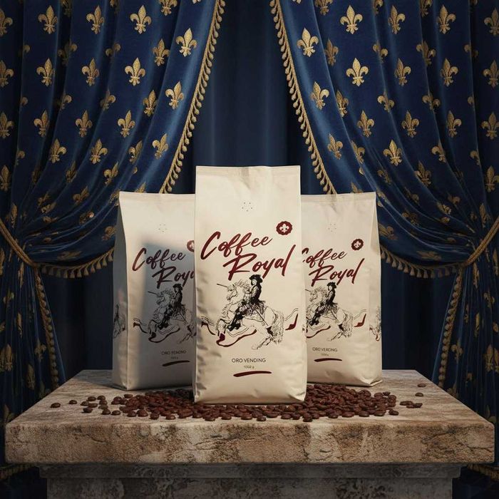 Кава зернова Royal Coffee ORO Vending 1кг Замовити Україна Смачна Кава