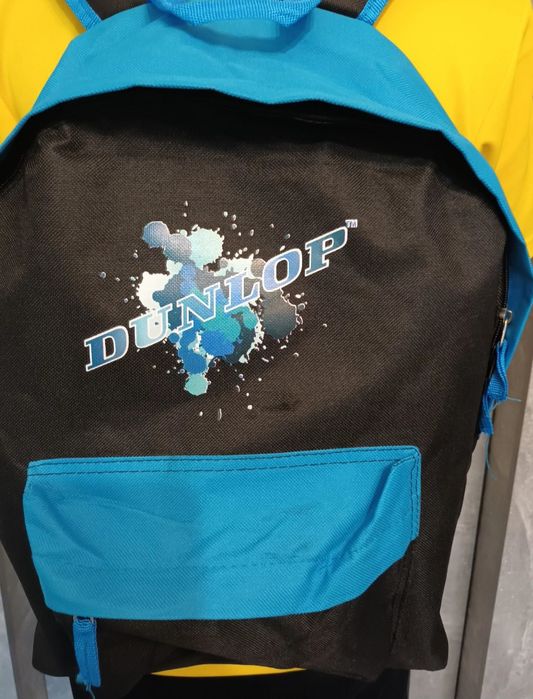 Dunlop plecak Czarno niebieski nowy