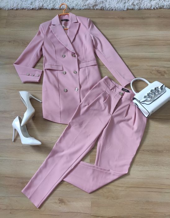 Garnitur komplet damski Purpura marynarka i spodnie