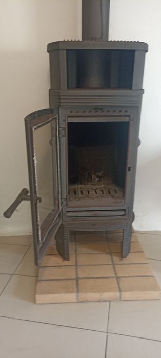 Salamandra ferro fundido a lenha