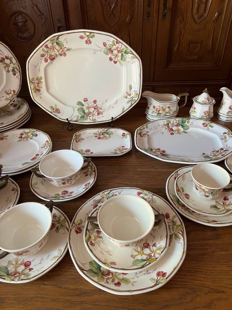 Villeroy&Boch Portobello.Вишуканий квітковий сервіз