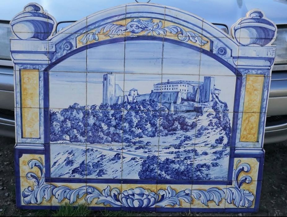 Painel de azulejos lindíssimo, castelo de Palmela.