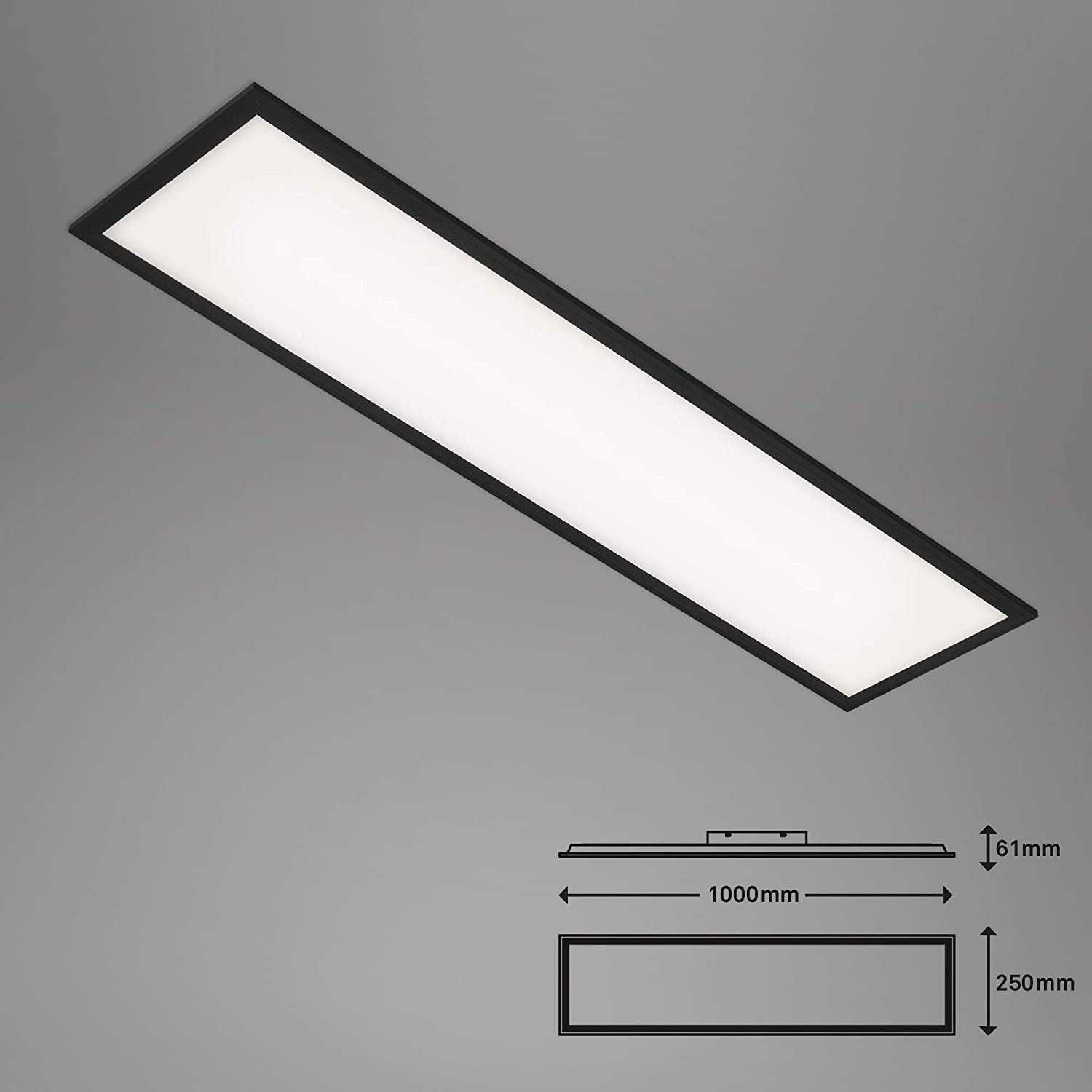 Briloner Piatto Lamp Sufitowa LED > Czarna 24w > 2200lm