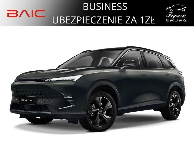 BAIC 5 Automat / El. Klapa / Kamera Cofania / Szyberdach / Skóra / Full Led