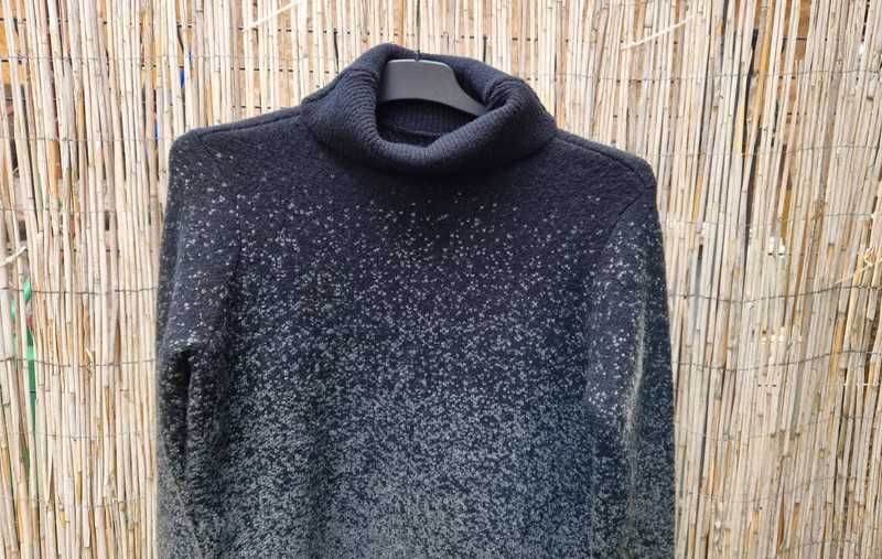 MOHITO sweter sweterek golf czarny szary ombre Nowy XXS/ XS