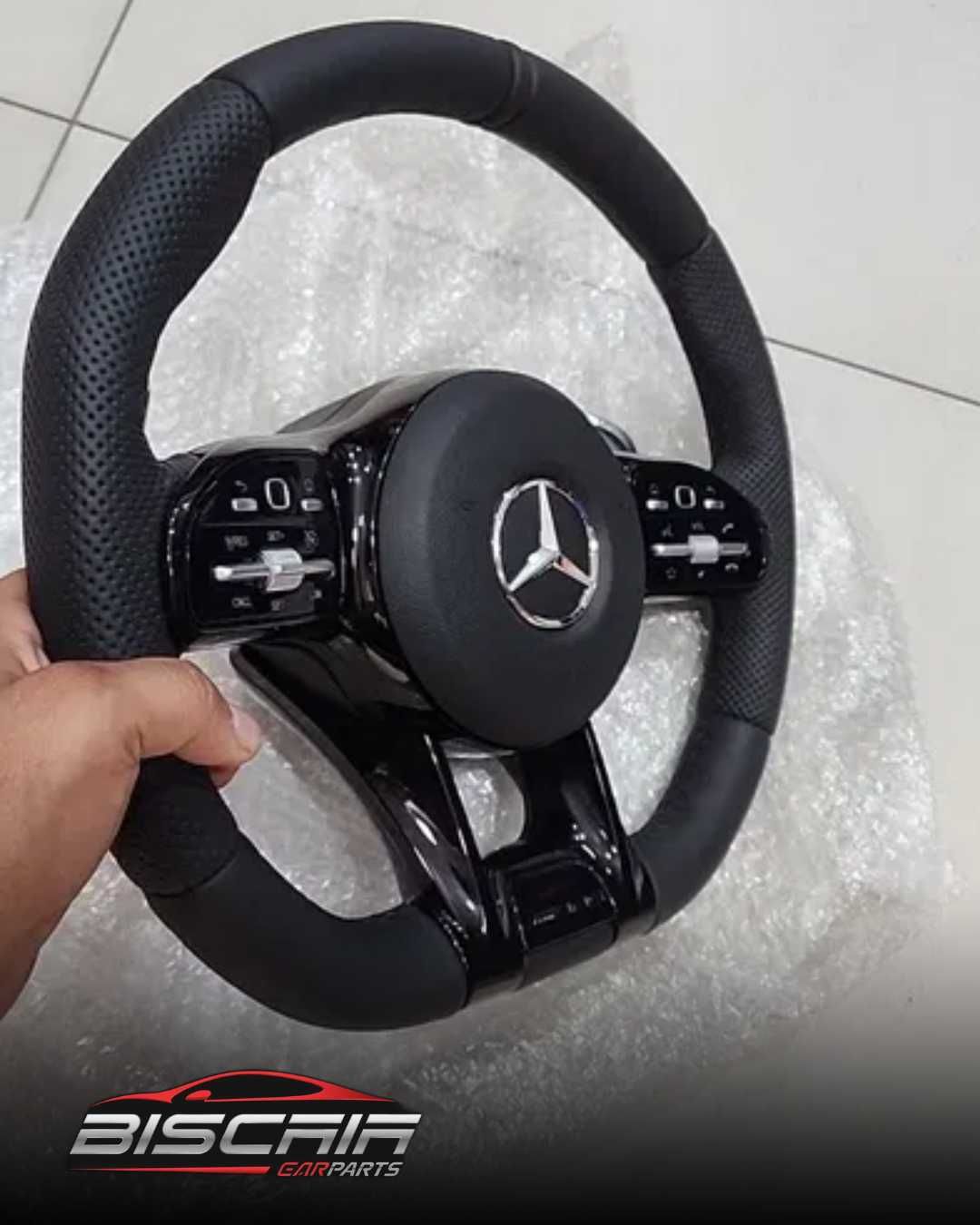 Volante Mercedes AMG A C E S CLA GLA GLC GLE GLS GLE W Personalizável