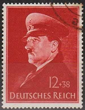 1941 - Рейх - 52 летие Гитлера Mi.772 _4,0 EU_ гаш