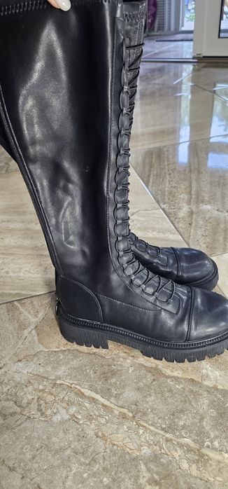 Чоботи сапоги Еко шкіра 39 розм