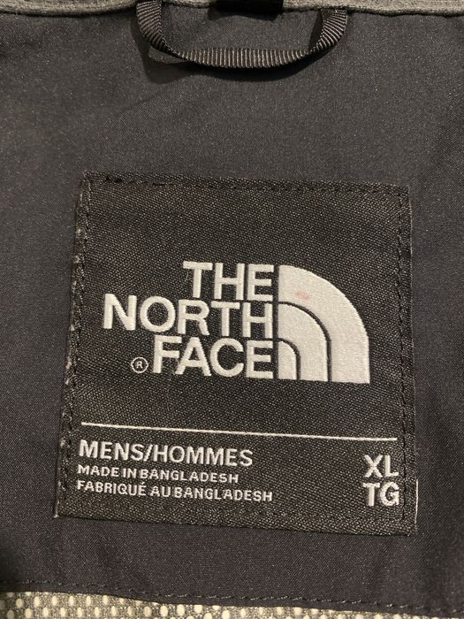 (XXL) THE NORTH FACE Черная курточка на мембране весенняя осенняя tnf