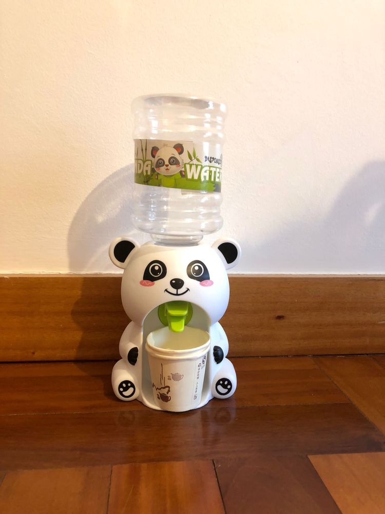 Mini bebedor de agua para crianças do panda