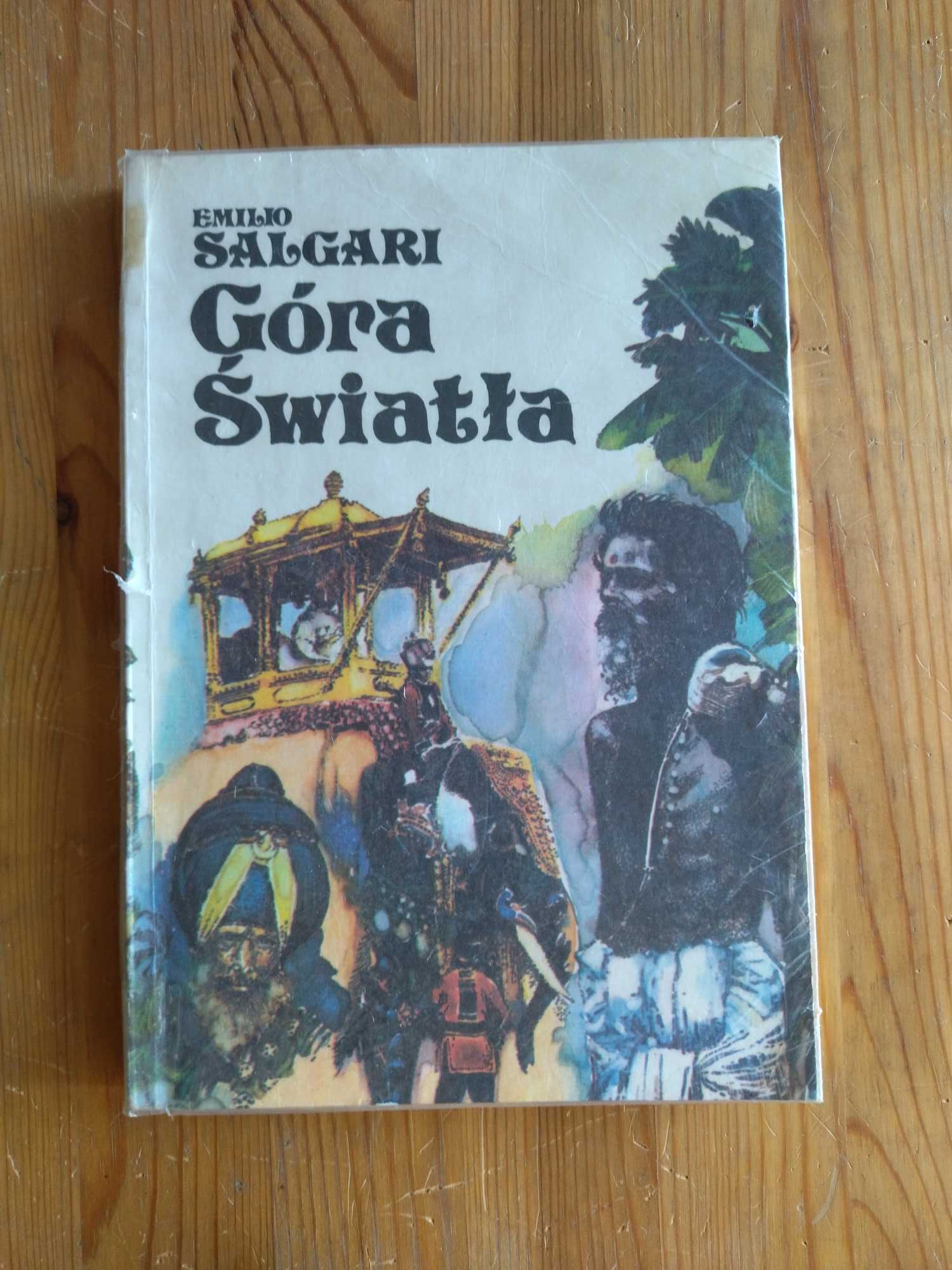 Przygodowa "Góra światła" Emilio Salgari, książka dla młodzieży:)