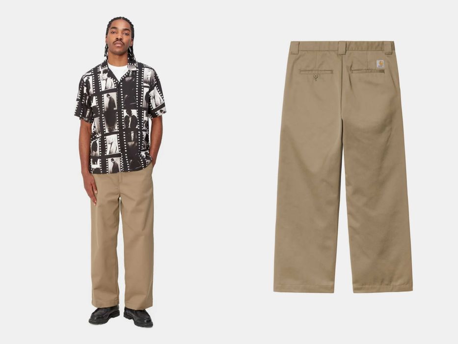 Штани Carhartt WIP (брюки широкі)