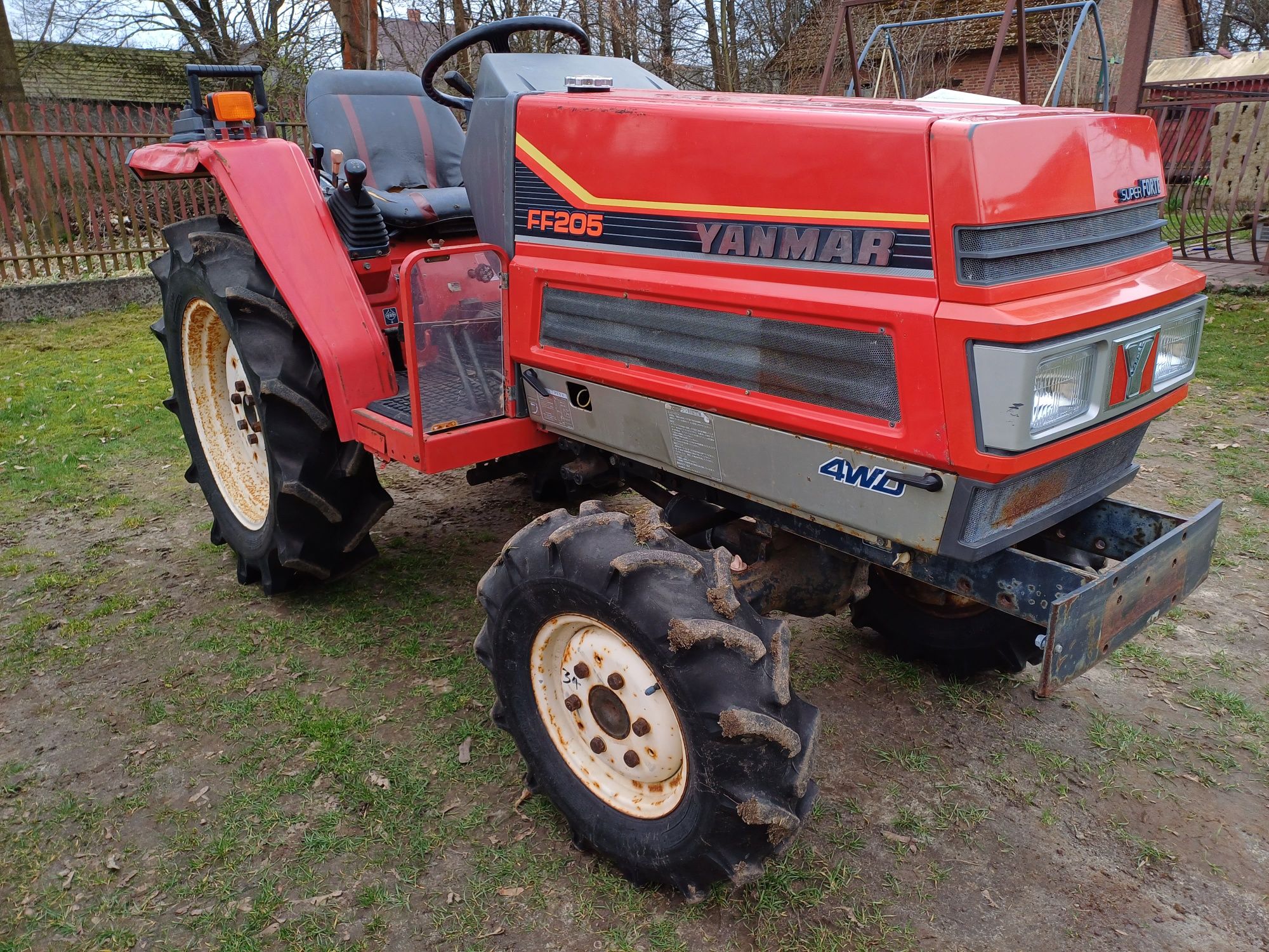 Yanmar FF205 minitraktor Kubota iseki hinomoto