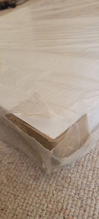 Blat biały mat 145x62x3,8