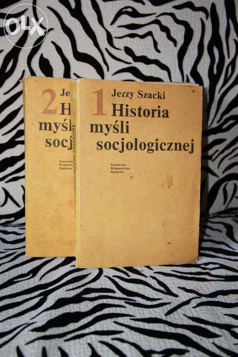 Historia myśli socjologicznej. Jerzy Szacki.