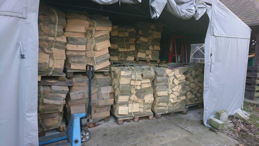 od 250 zł paleta _s u c h e_ krótkie drewno opałowe - kominkowe