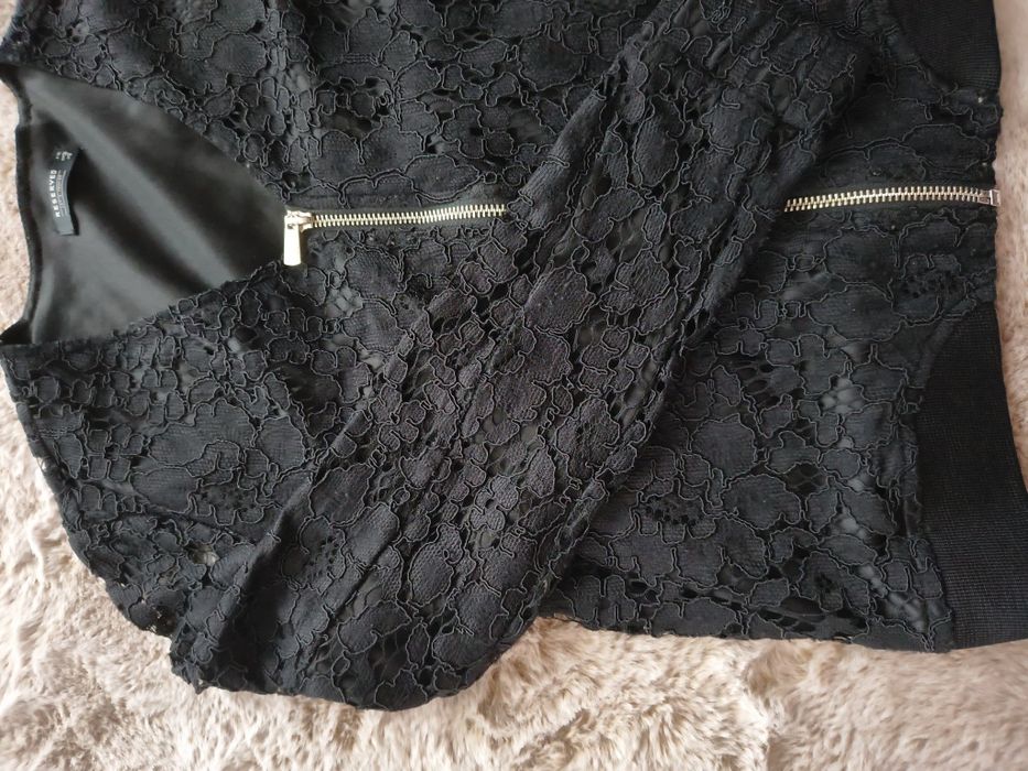 Bluza czarna na suwak