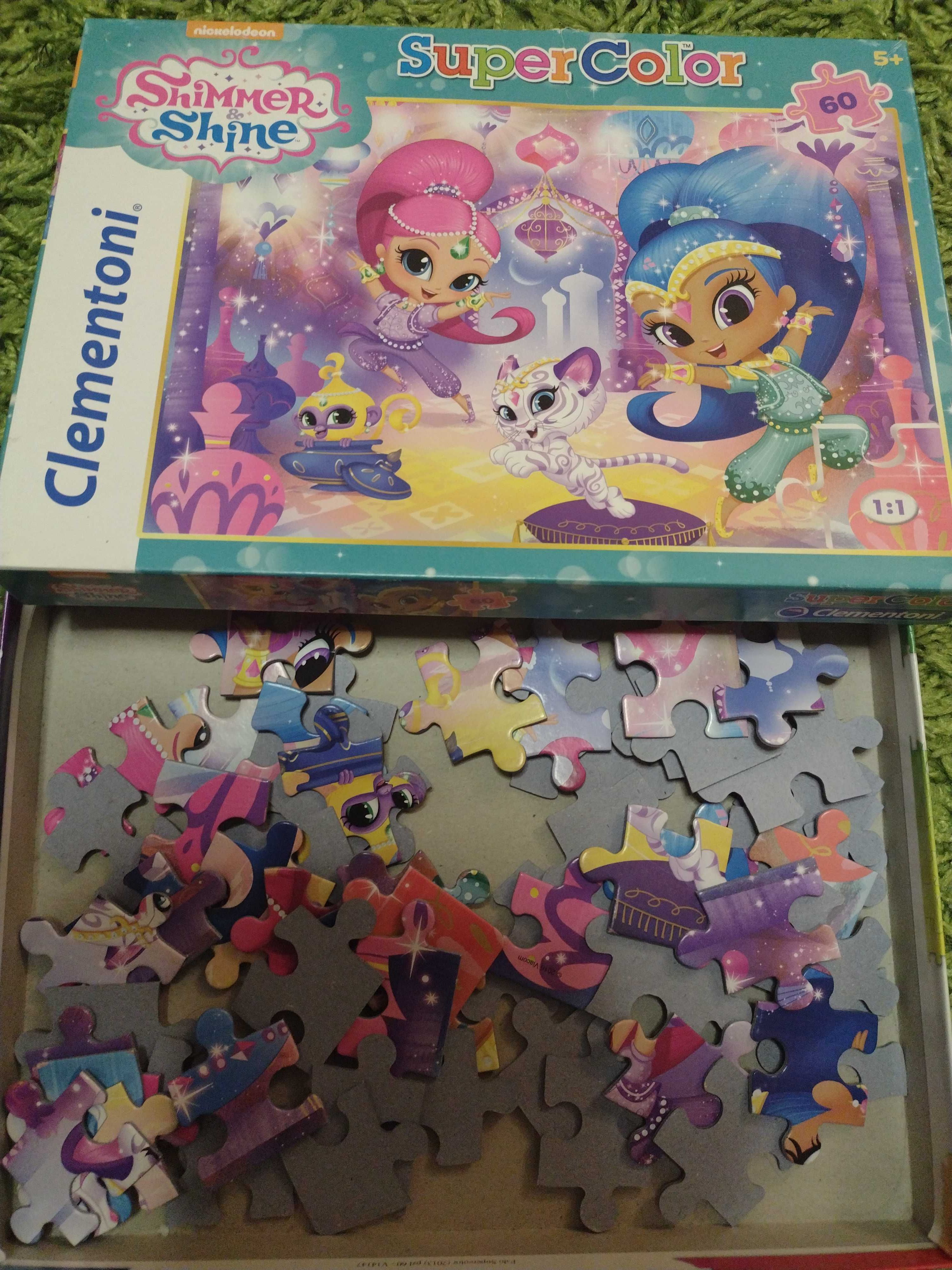 Puzzle Shimmer i Shine, Clementoni, 60 elementy