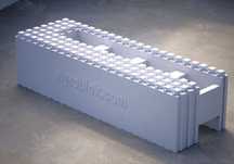 Bloczek styropianowy Styroblok do budowy domu basenu 110x35