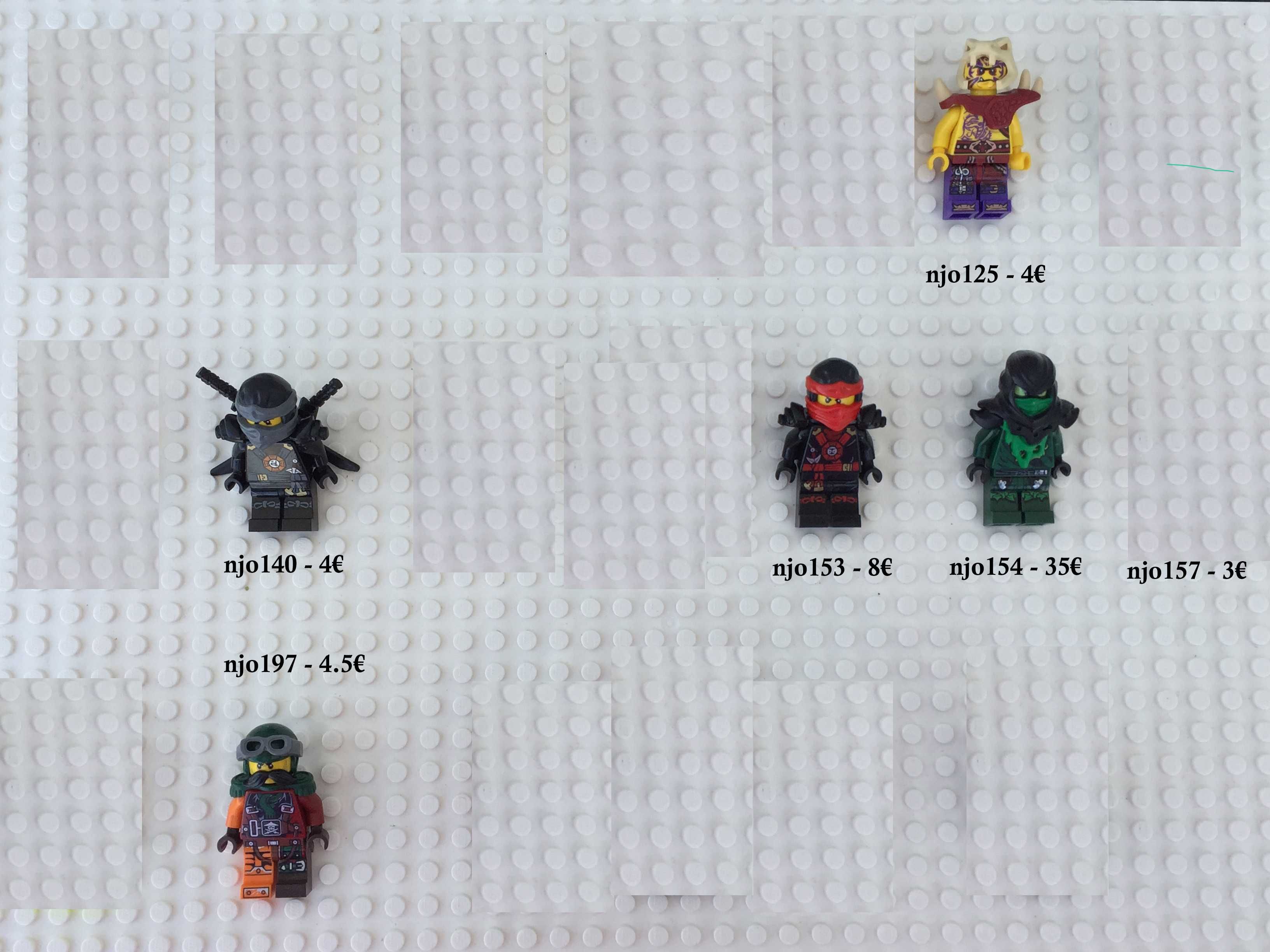 Minifiguras Ninjago e Super Heroes (Marvel, DC)