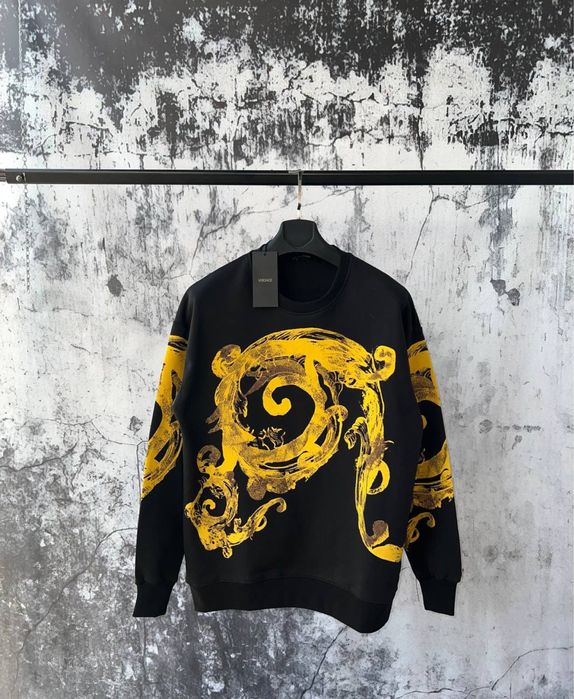 PALM ANGELS кофта реглан батник мужской свитшот с медведем трехнитка