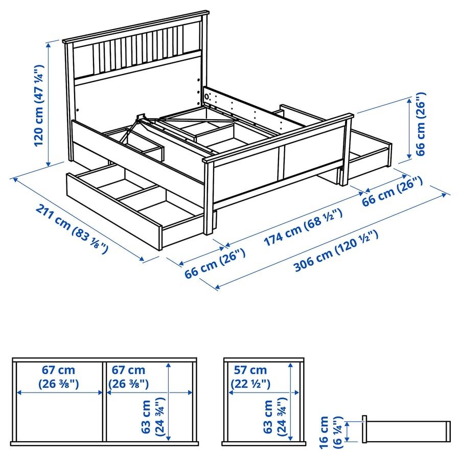 Cama de casal - 160x200