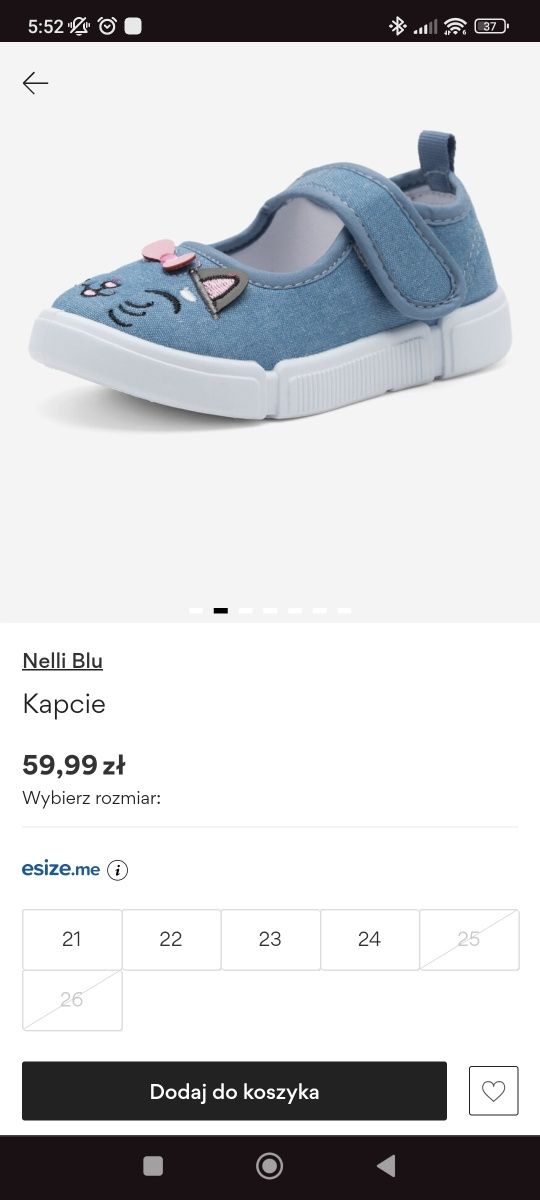 Buciki Buty Kapciuszk Kapciei Kot Kotek CCC Nelli Blu