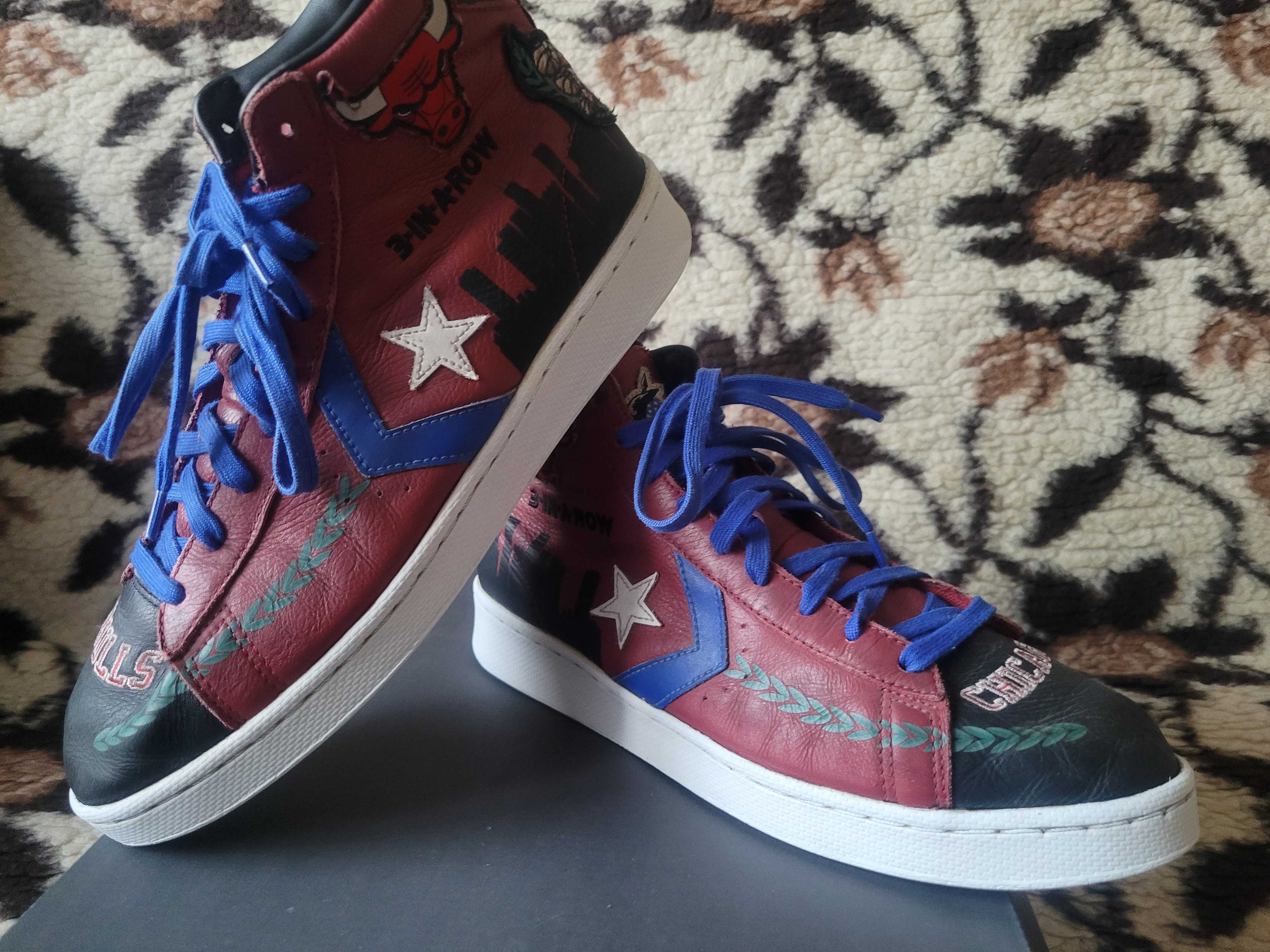 Ekstra trampki Converse xChinatown Chicago Bulls Cham wkł.27,5cm skóra
