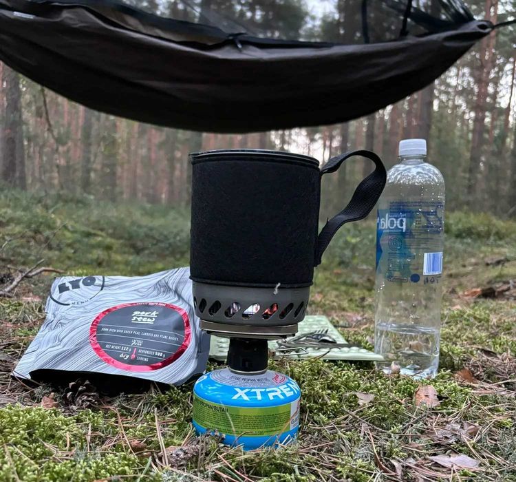 Портативная газовая горелка BRS-61 с теплообменником – походная плитка