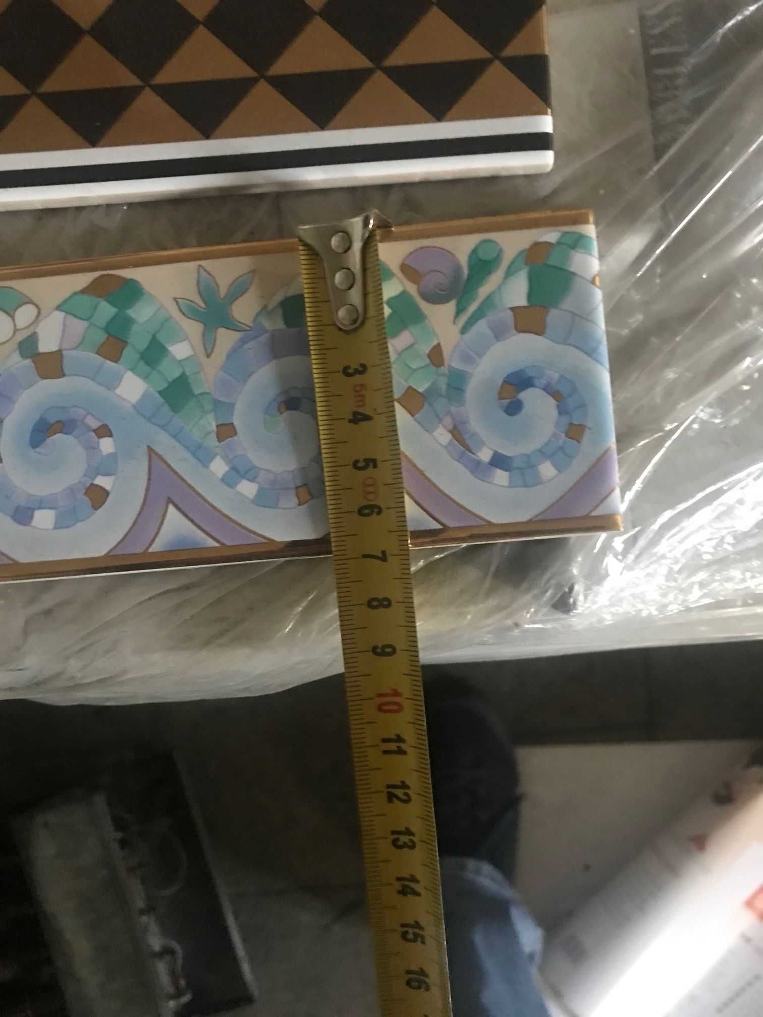 Płytki ceramiczne,Kafelki /dekory jedyne takie z metalami szlachetnymi