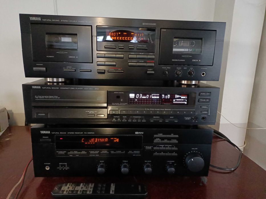 Yamaha CD CDX-810 + deck KX-W-492 + RX-395 RDS