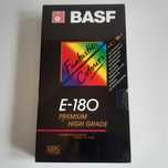 Cassete Video VHS Virgem Nova Selada BASF Chrome E-180 3 horas
