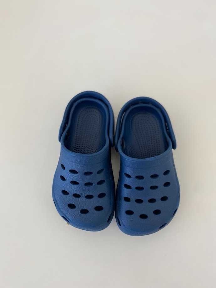 Chinelos Crianças (tipo crocs) azul marinho