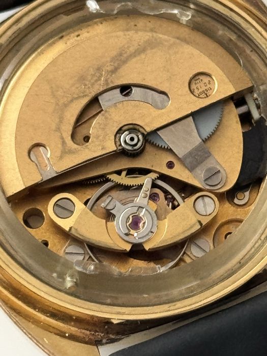 Zegarek męski Tissot Automatic, złocony, duży wymiary 38/42mm