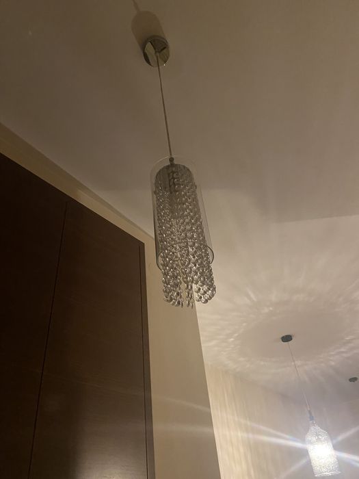 Lampa wisząca z krysztalkami cena za 5 szt.