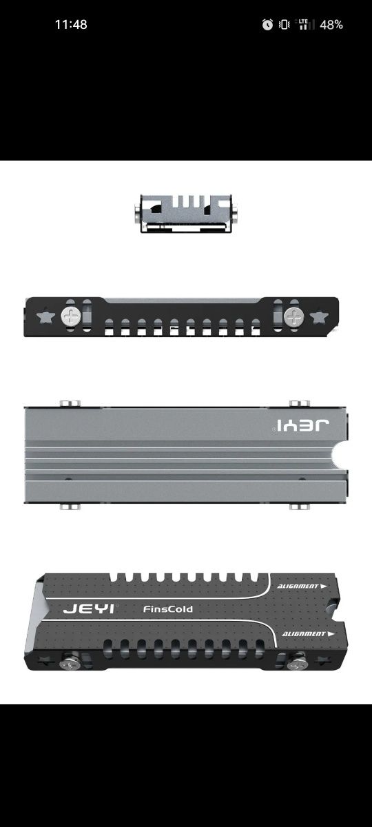 Radiator chłodzenie dysku M2 NVME 2280 Super jakość