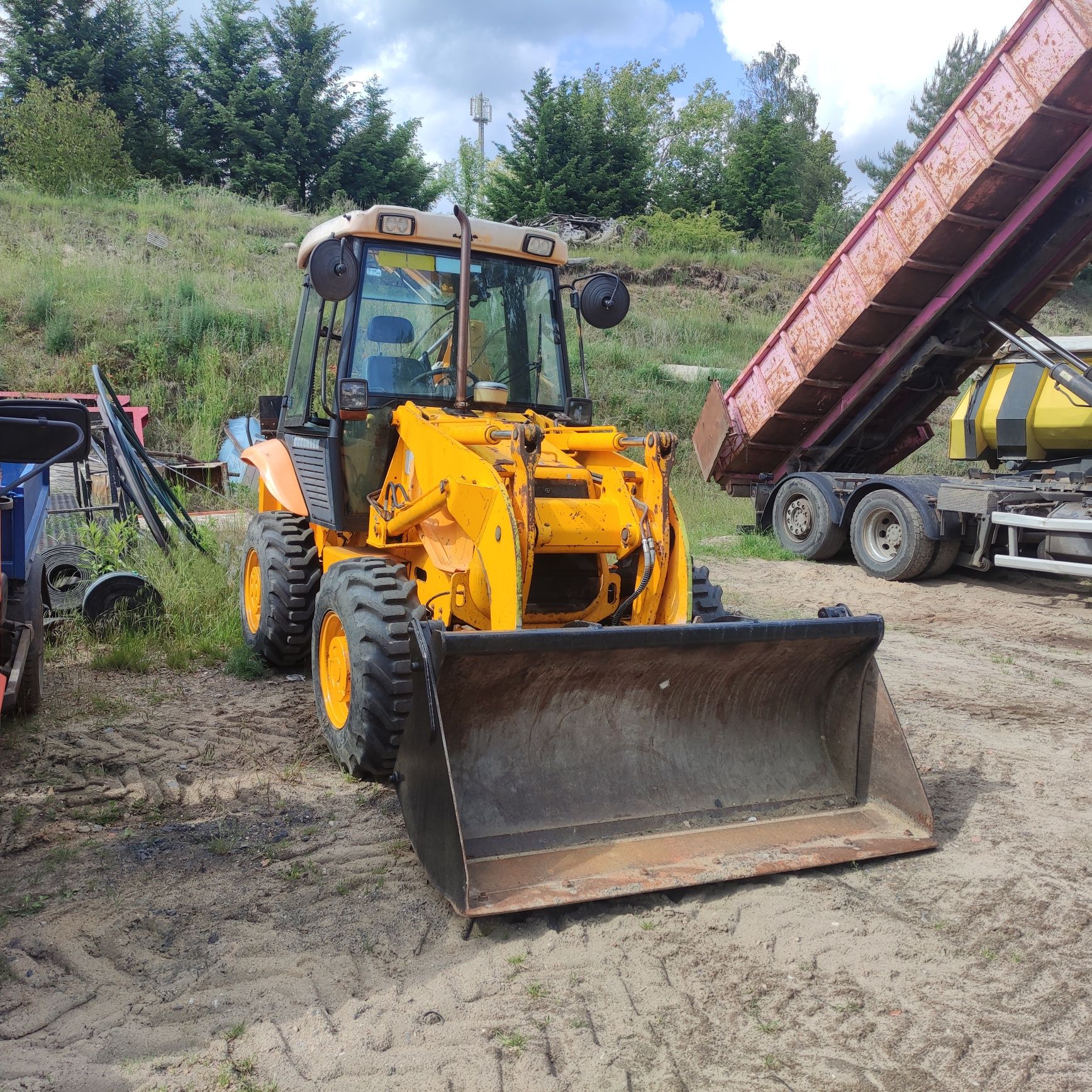 JCB 2CX, koparko ładowarka, ładowarka,krokodyl, teleskop