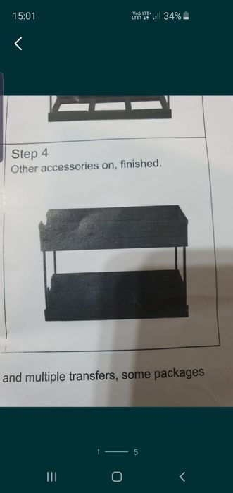 Regał plastikowy czarny