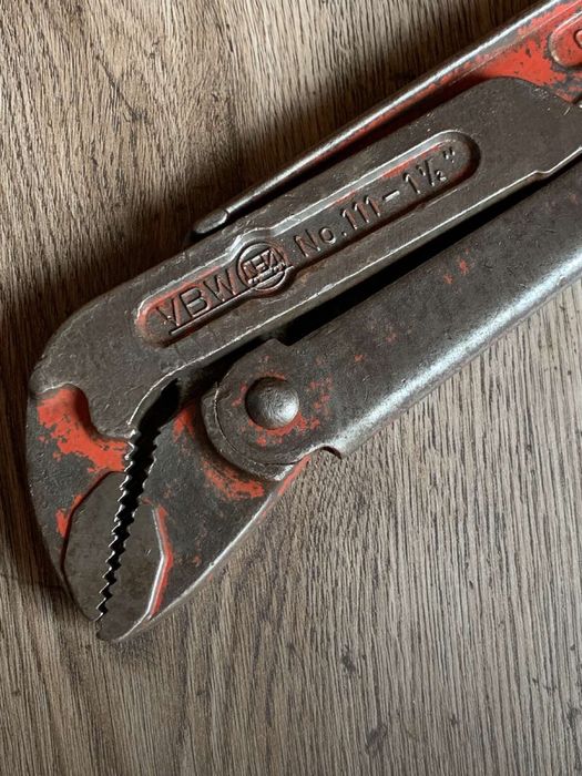 Оригинальный трубный, газовый ключ жабка W.Germany