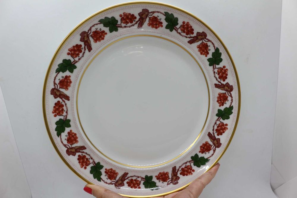 Prato Raso Coleção VINHA 1990 Vista Alegre 25,5 cm