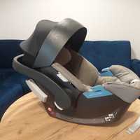 Fotelik, nosidło CYBEX Aton 5 0‐13 kg + adaptery do wózka Bebetto
