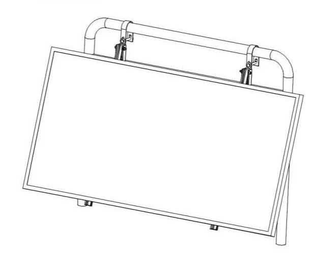 Aluminiowa konstrukcja system balkonowy na ogrodzenie fotowoltaika
