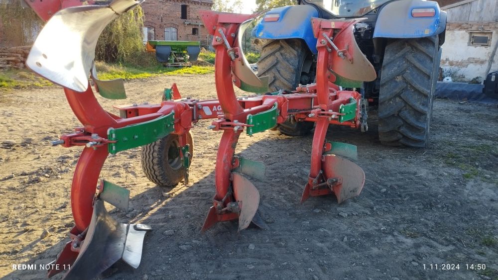 Zamiana  Pług Agromasz 3 4  skibowy  kverneland