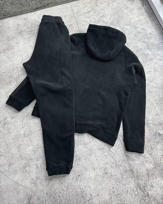 Теплий флісовий костюм Hugo Boss з капюшоном в смарагдовому кольорі