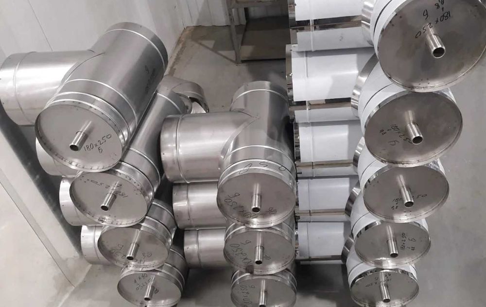 Труби димохідні_ Дымоход для котла камина из нержавейки_Димоходи_Комин