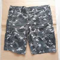 BLWR outdoor trekking cargo dark camo męskie krótkie spodenki 3XL