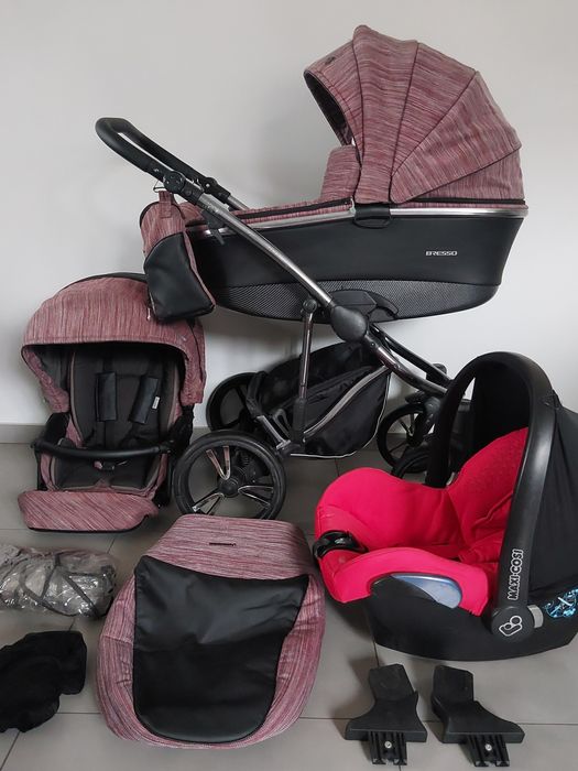 Piękny wózek. Bebetto Bresso 3w1 WYSYŁAM
