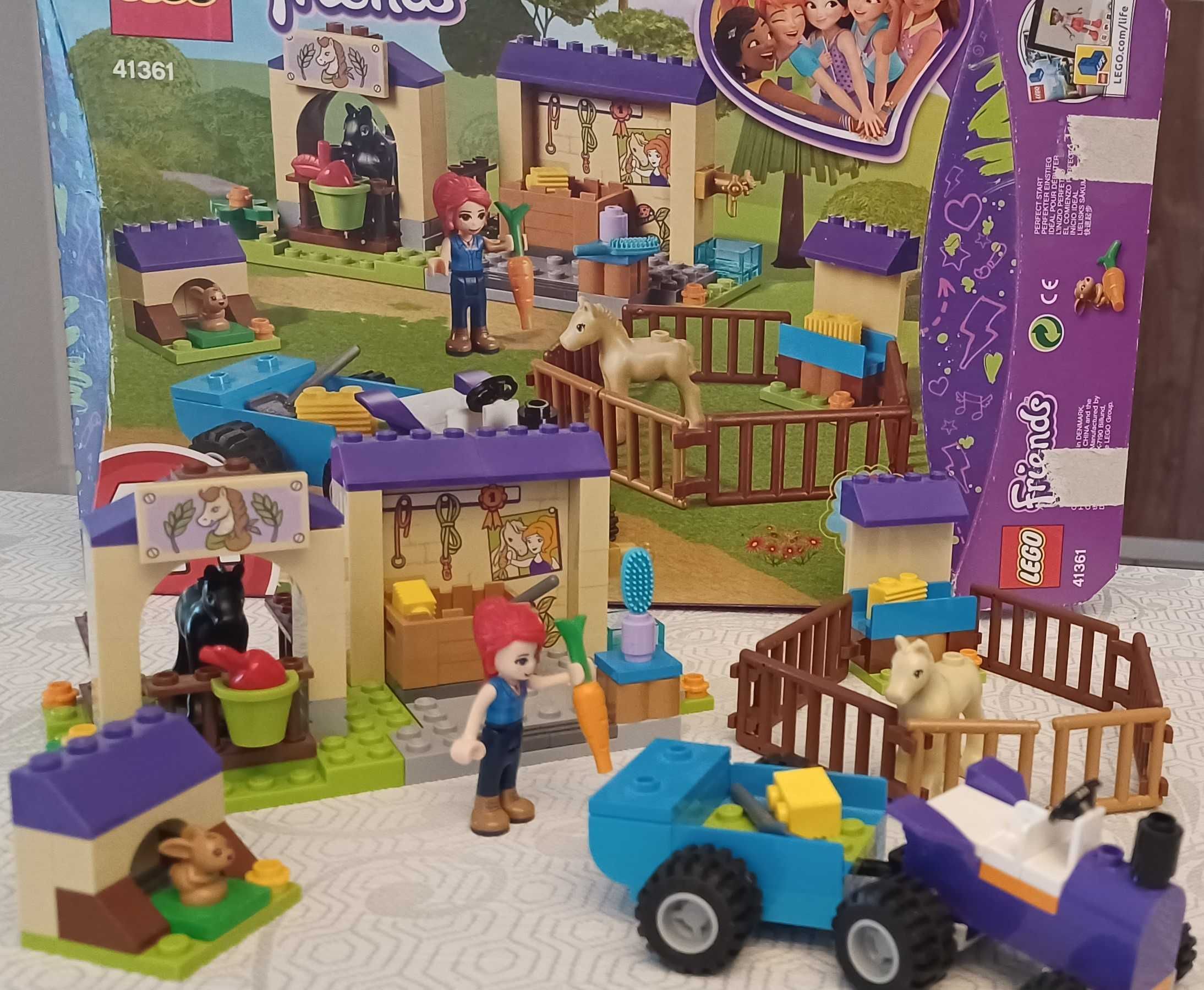 LEGO Friends 41361 Stajnia ze źrebakami Mii