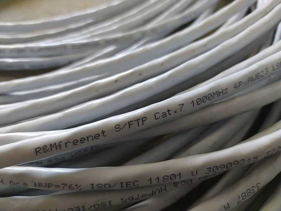 Kabel skrętka R&Mfreenet S/FTP Cat7 1000 MHz z wtyczkami 66m