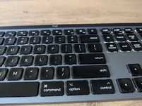 logitech mx keys for mac układ ANSI płaski enter